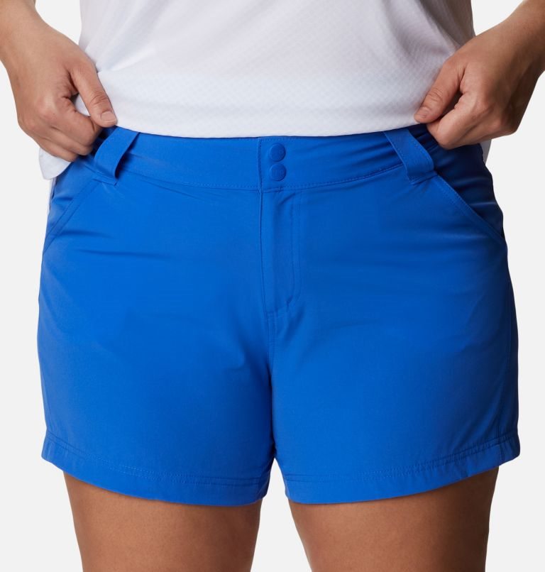 Women's Columbia PFG Coral Point III Shorts Blue | Plus Size CA-DC6A8